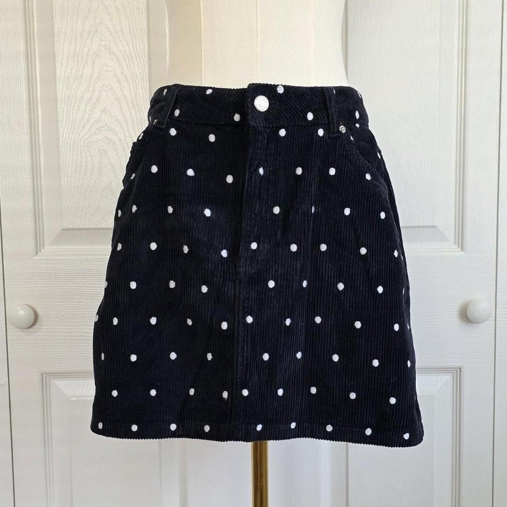 ♡ Corduroy Polka Dot Skirt NWOT ♡